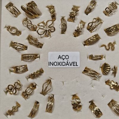 ANEIS AJUSTÁVEIS AÇO INOXIDÁVEL